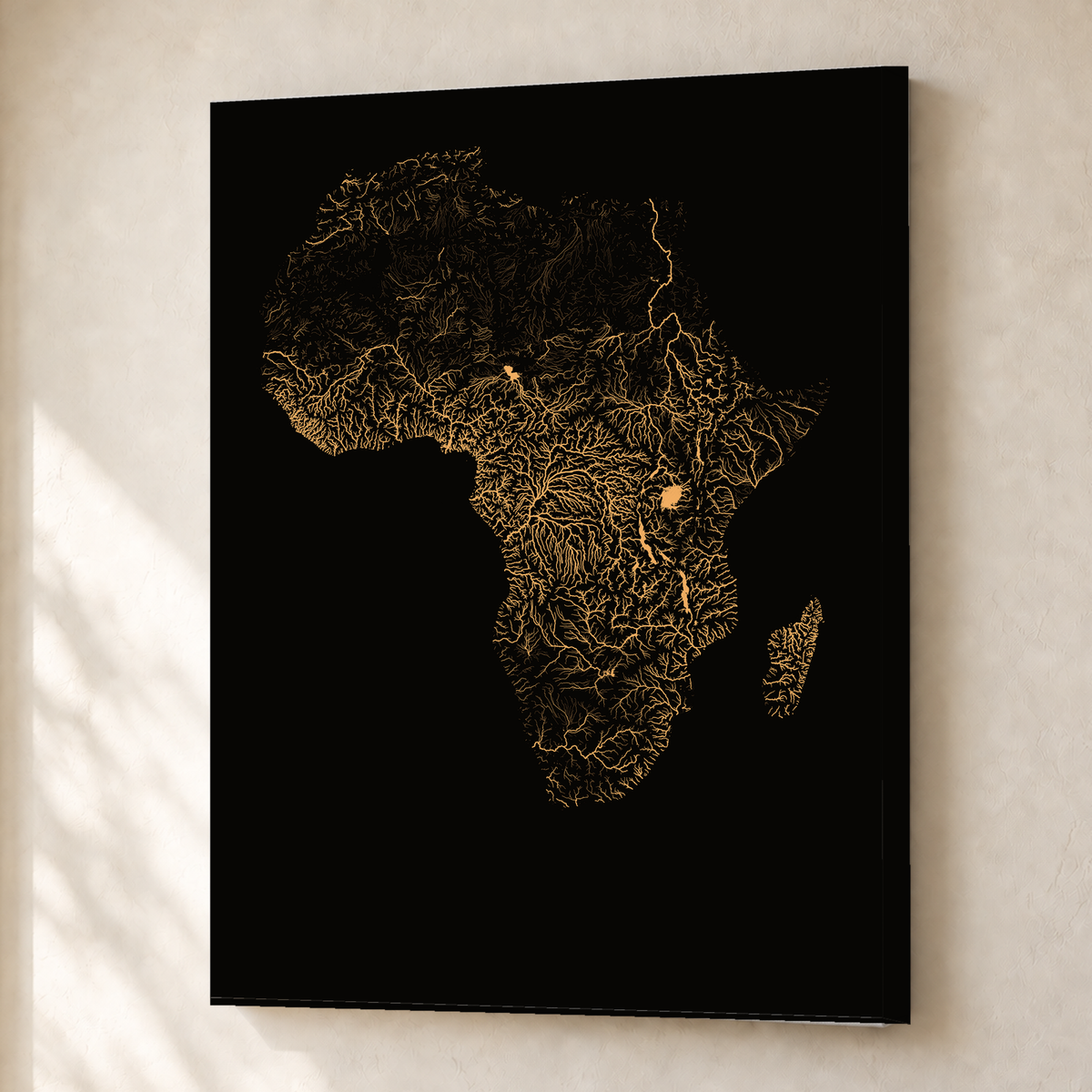 Beautiful Rivers — África — Cobre, Canvas · 30 × 40 cm, Sem margem