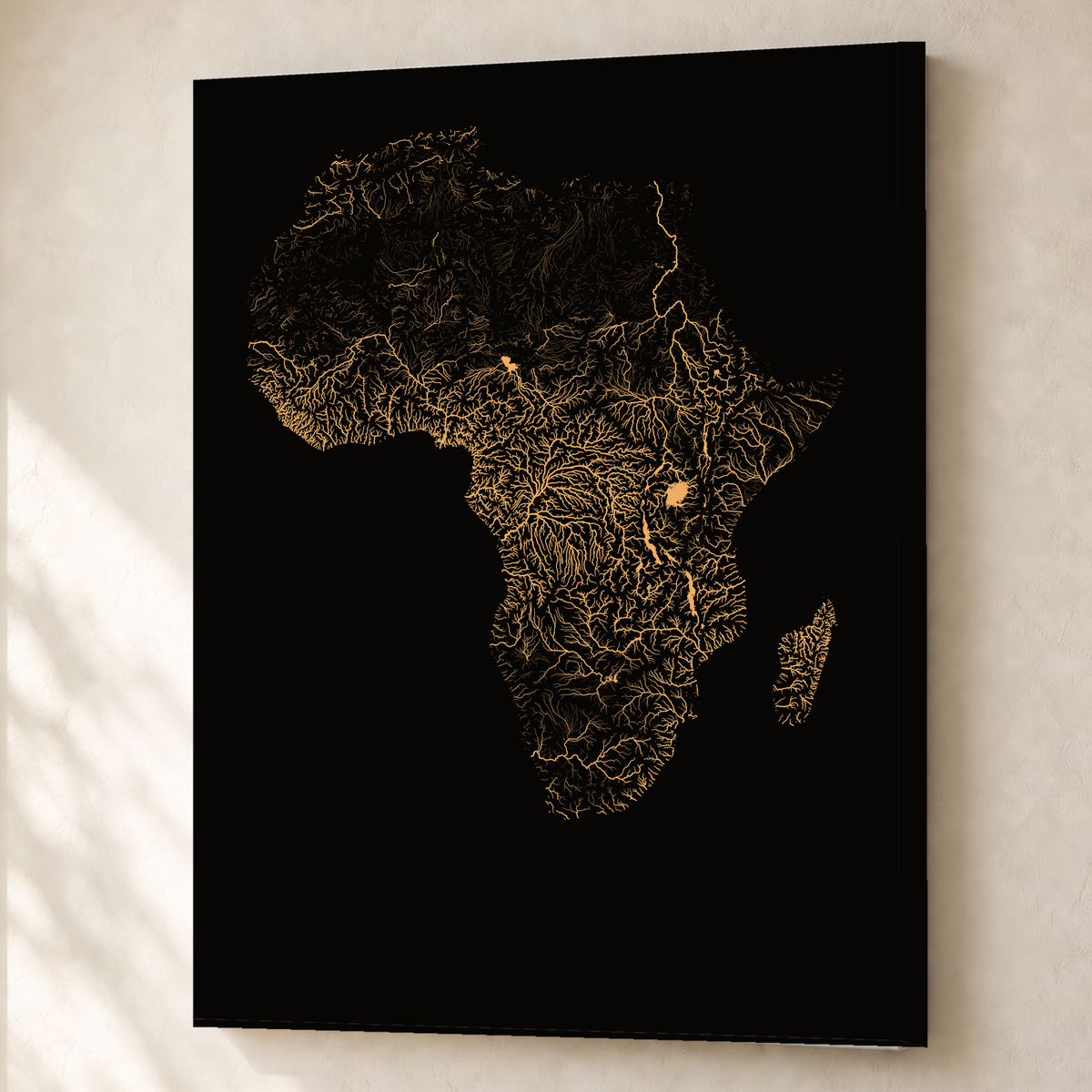 Beautiful Rivers — África — Cobre, Canvas · 60 × 80 cm, Sem margem