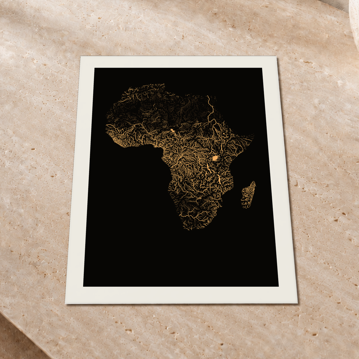 Beautiful Rivers — África — Cobre, Impressão fine art · 30 × 40 cm, Margem branca