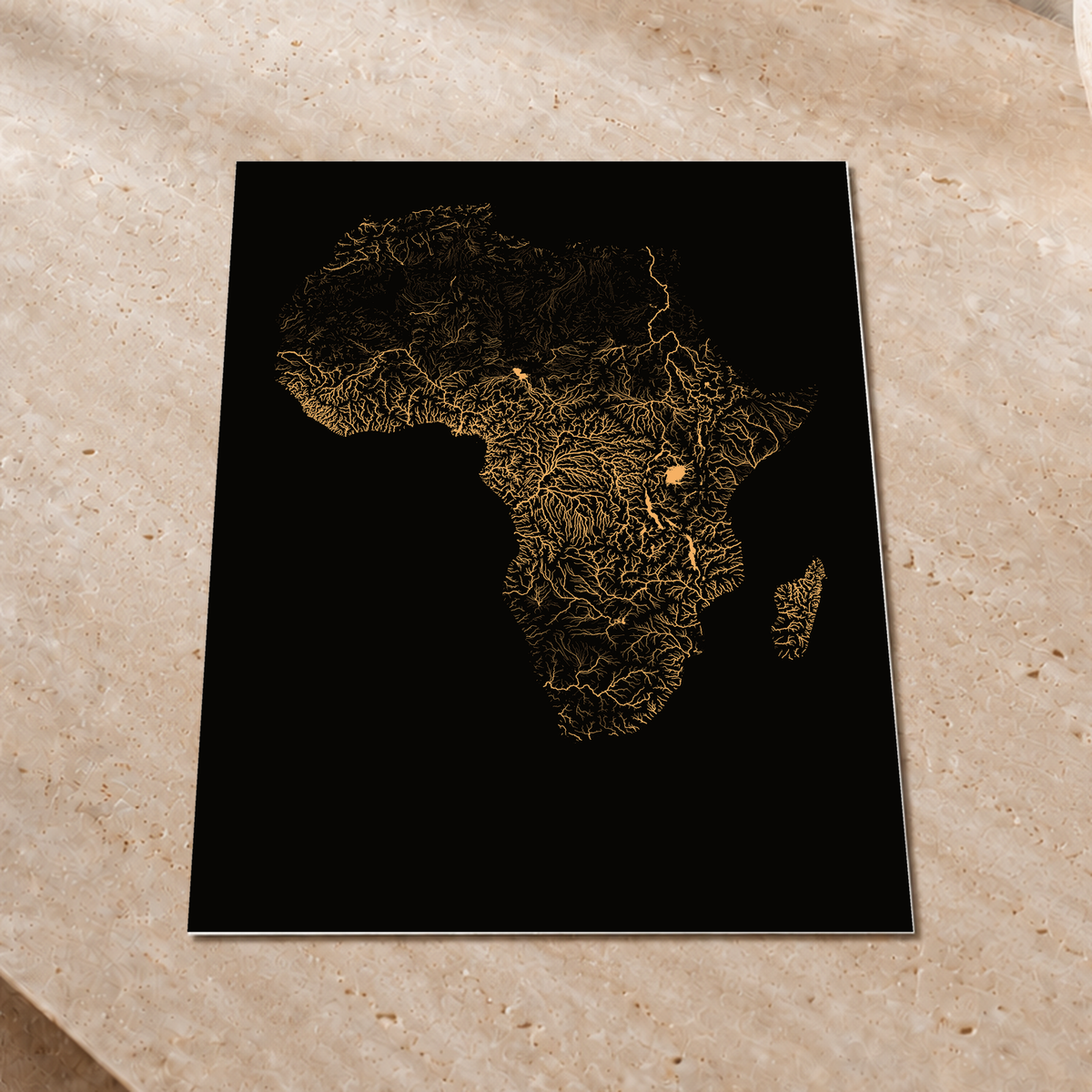 Beautiful Rivers — África — Cobre, Impressão fine art · 45 × 60 cm, Sem margem