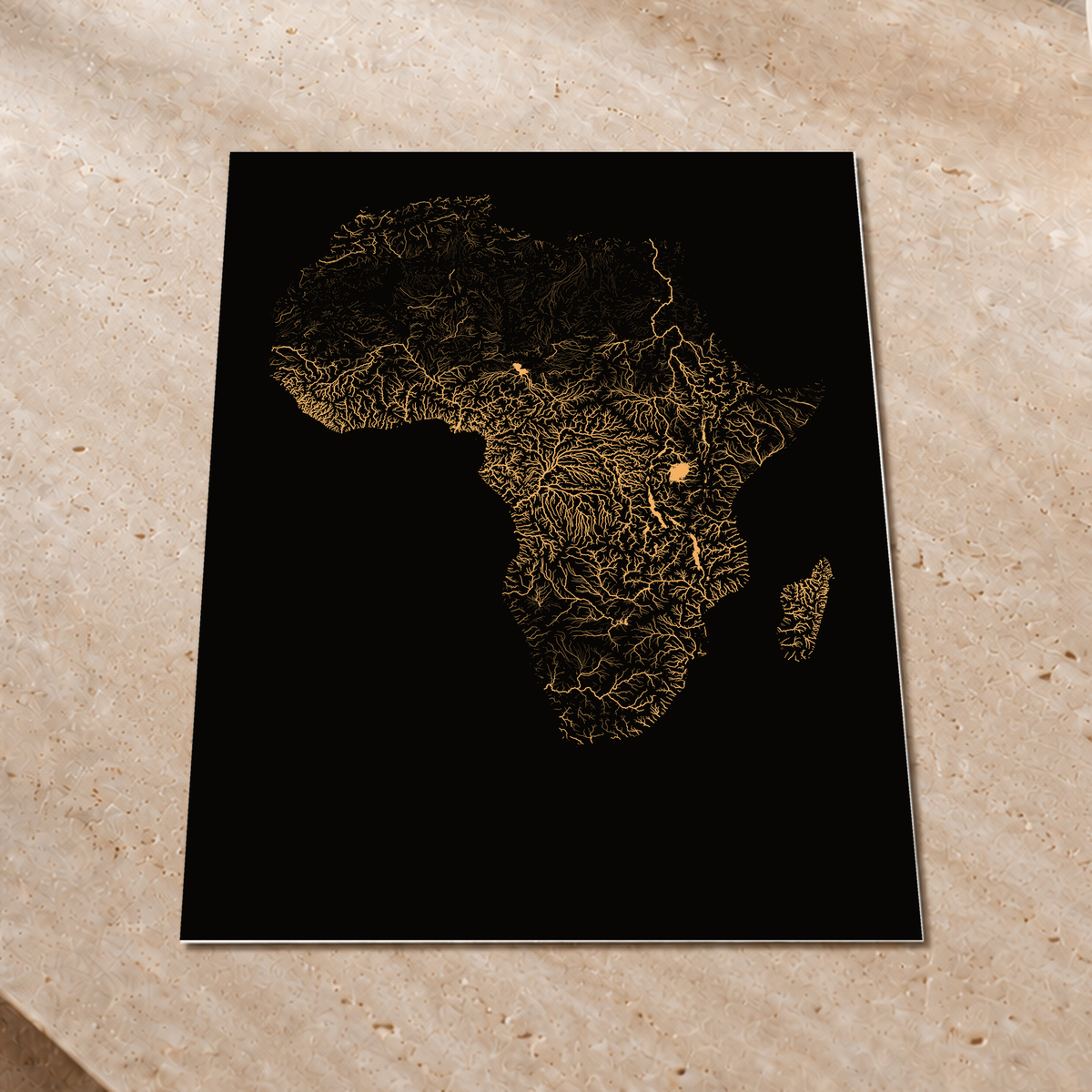Beautiful Rivers — África — Cobre, Impressão fine art · 60 × 80 cm, Sem margem