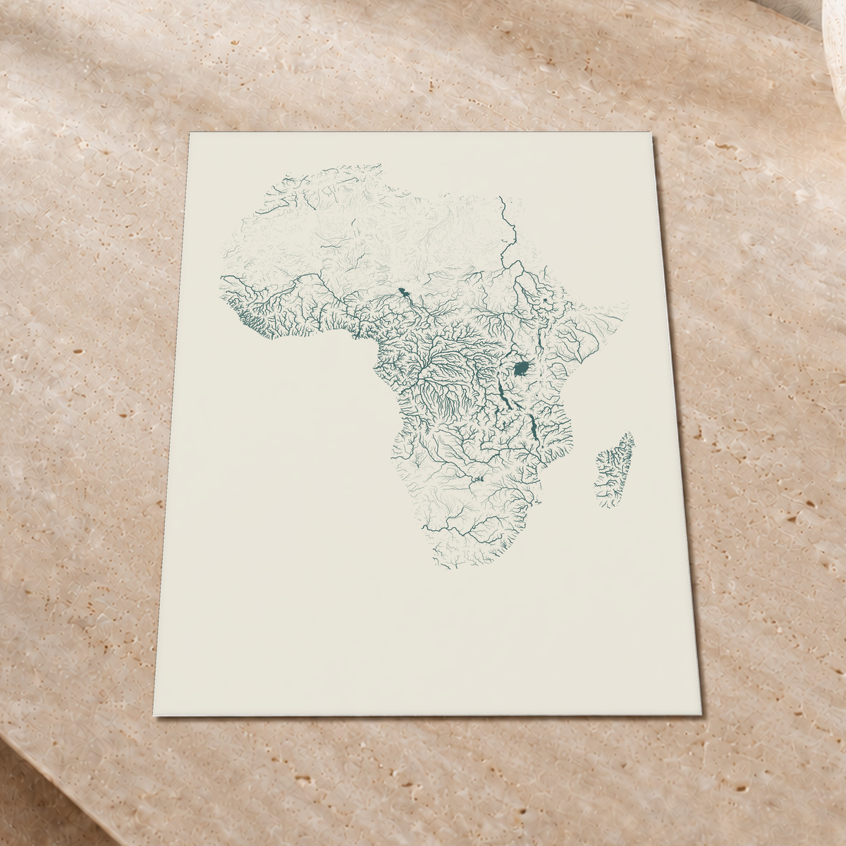 Beautiful Rivers — África — Natural e luminosa, Impressão fine art · 30 × 40 cm, Sem margem