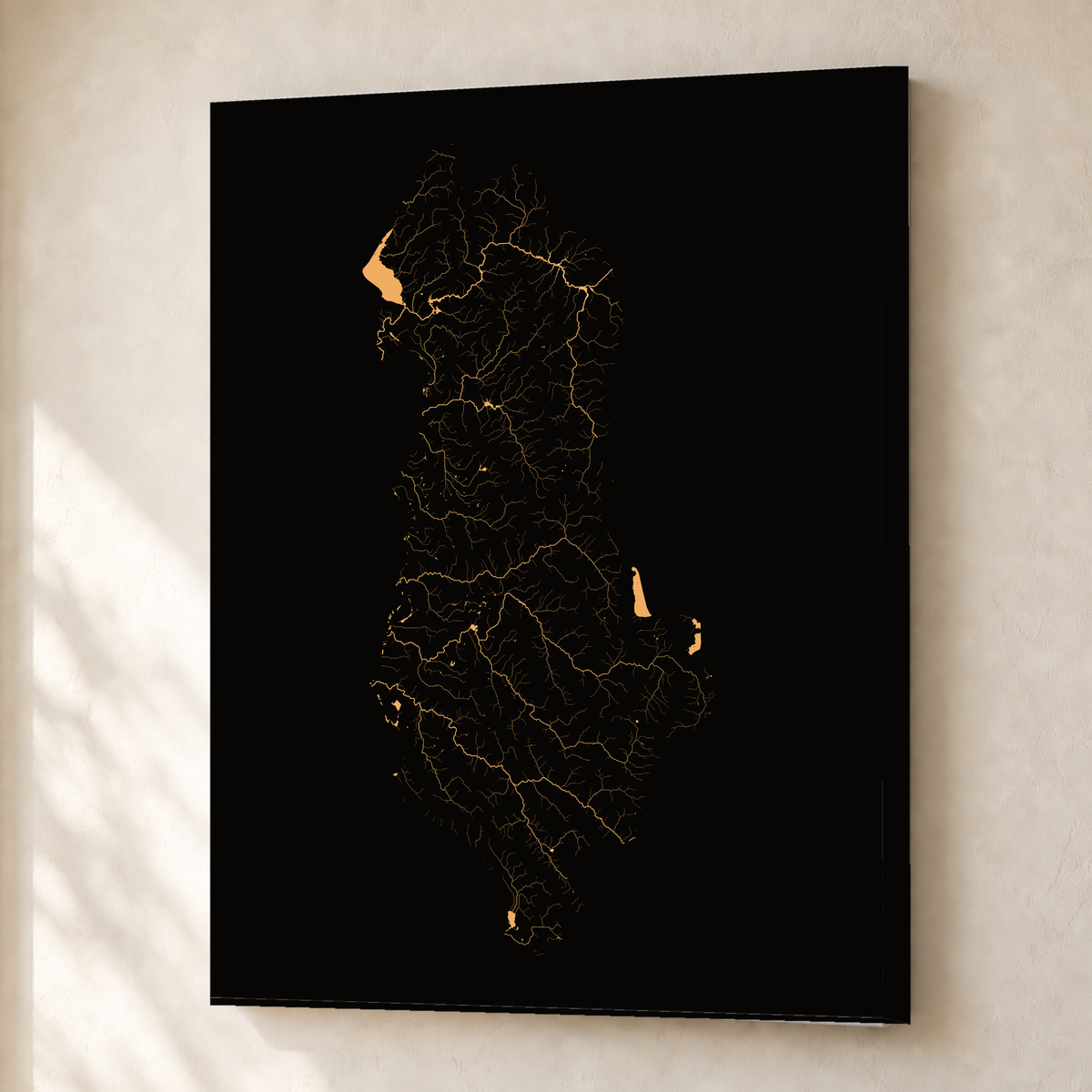 Beautiful Rivers — Albânia — Cobre, Canvas · 30 × 40 cm, Sem margem