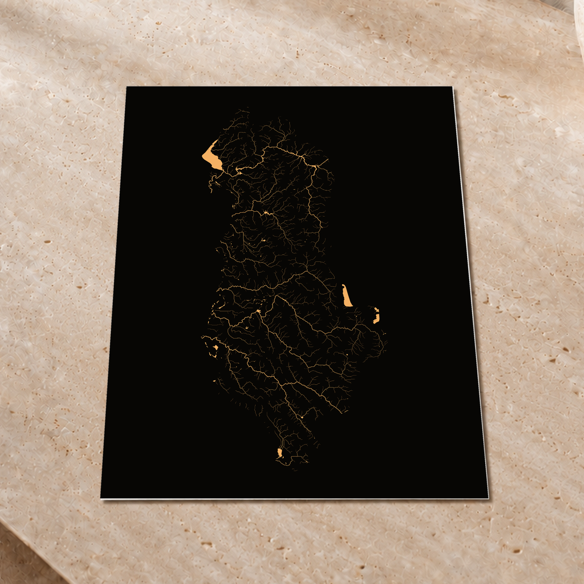 Beautiful Rivers — Albânia — Cobre, Impressão fine art · 45 × 60 cm, Sem margem