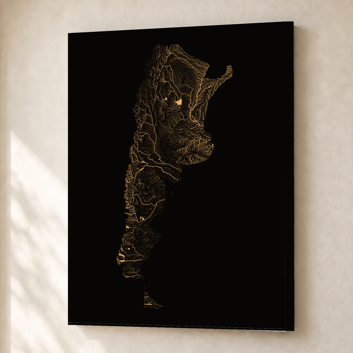 Beautiful Rivers — Argentina — Cobre, Canvas · 30 × 40 cm, Sem margem
