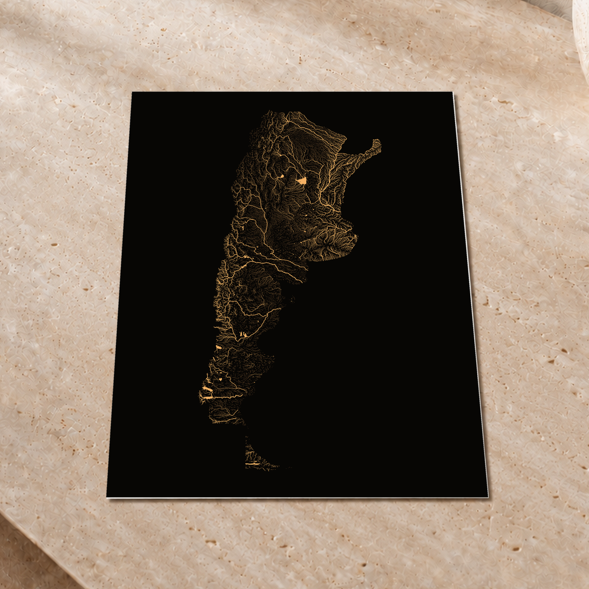 Beautiful Rivers — Argentina — Cobre, Impressão fine art · 30 × 40 cm, Sem margem