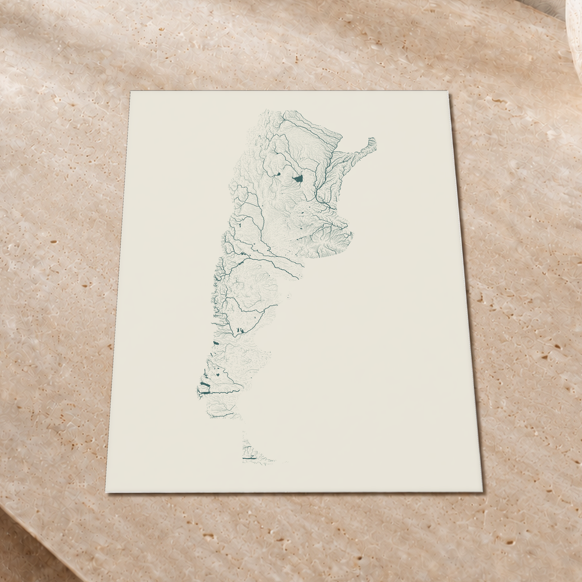 Beautiful Rivers — Argentina — Natural e luminosa, Impressão fine art · 30 × 40 cm, Sem margem