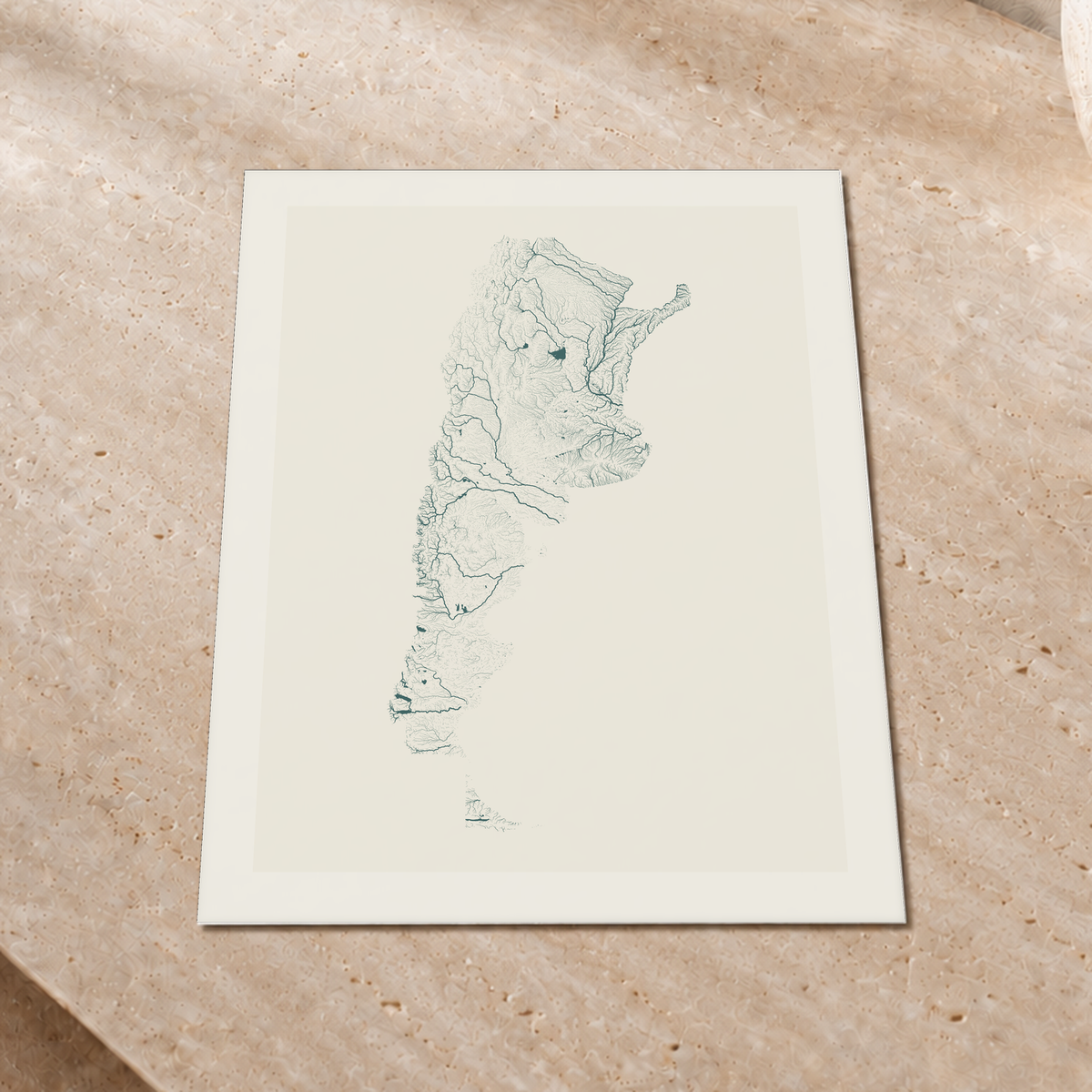 Beautiful Rivers — Argentina — Natural e luminosa, Impressão fine art · 30 × 40 cm, Margem branca