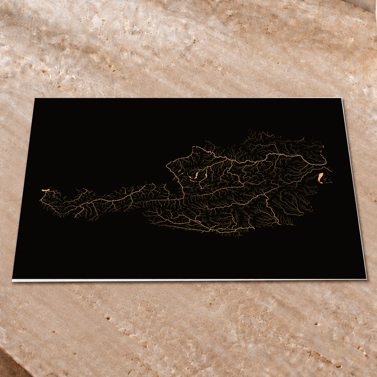 Beautiful Rivers — Áustria — Cobre, Impressão fine art · 45 × 60 cm, Sem margem