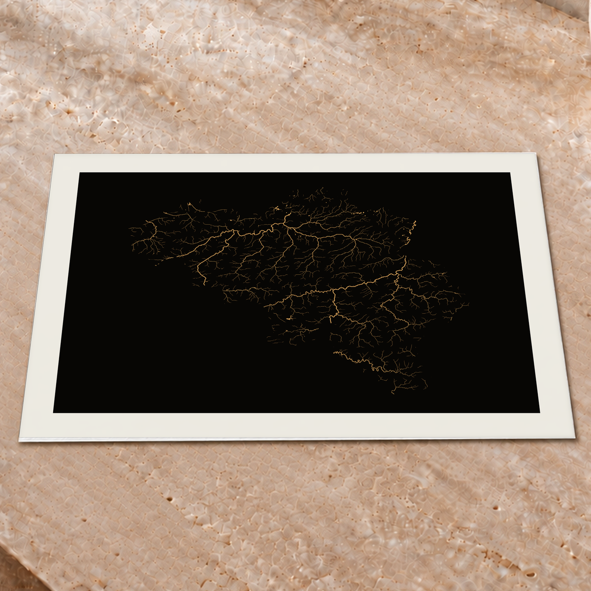 Beautiful Rivers — Bélgica — Cobre, Impressão fine art · 45 × 60 cm, Margem branca