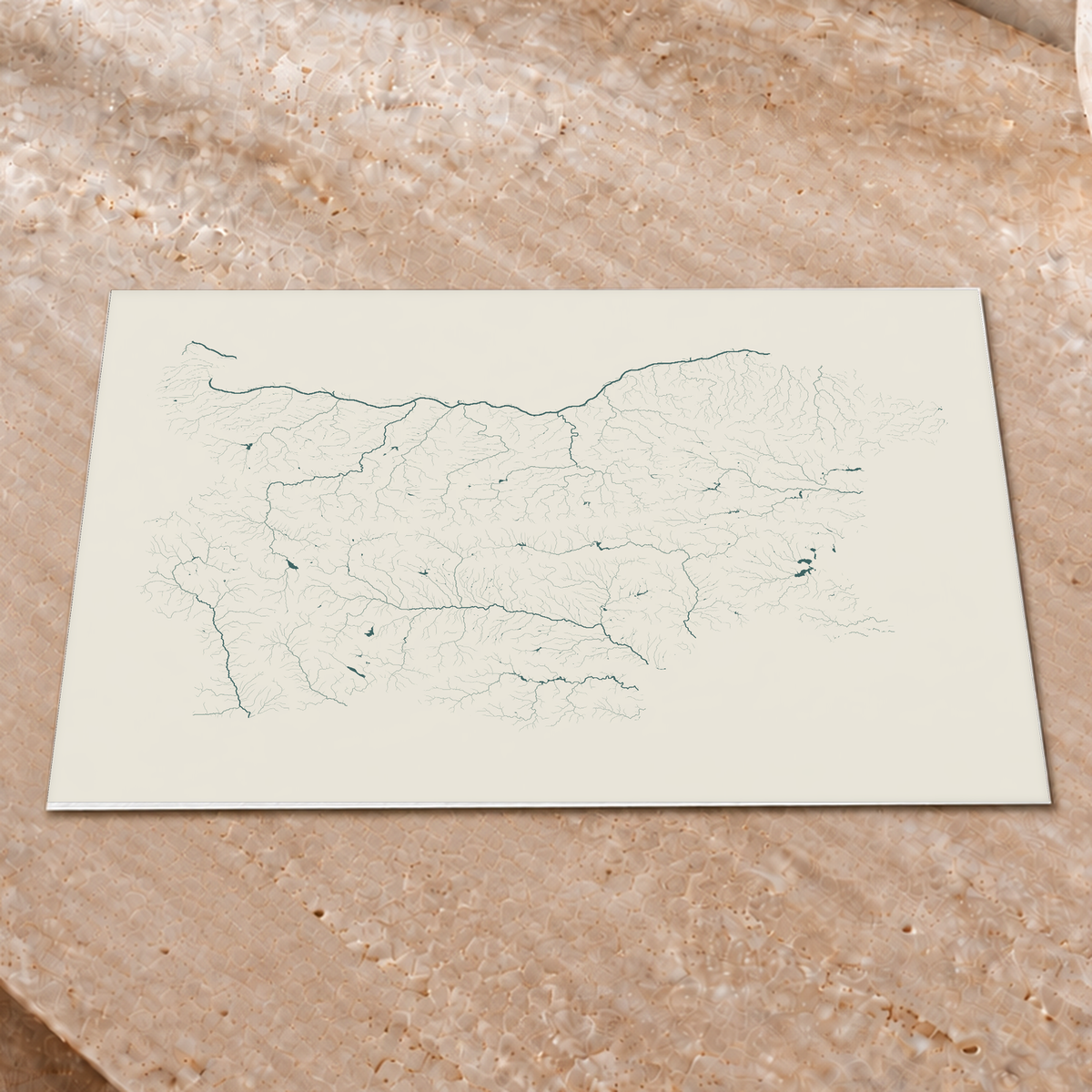 Beautiful Rivers — Bulgária — Natural e luminosa, Impressão fine art · 30 × 40 cm, Sem margem