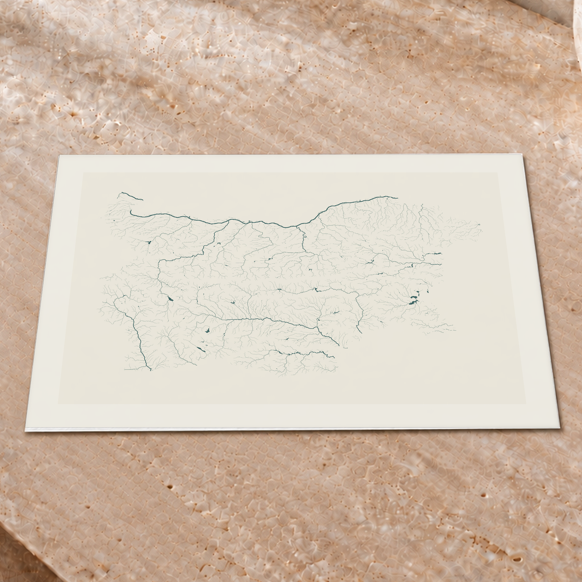 Beautiful Rivers — Bulgária — Natural e luminosa, Impressão fine art · 30 × 40 cm, Margem branca