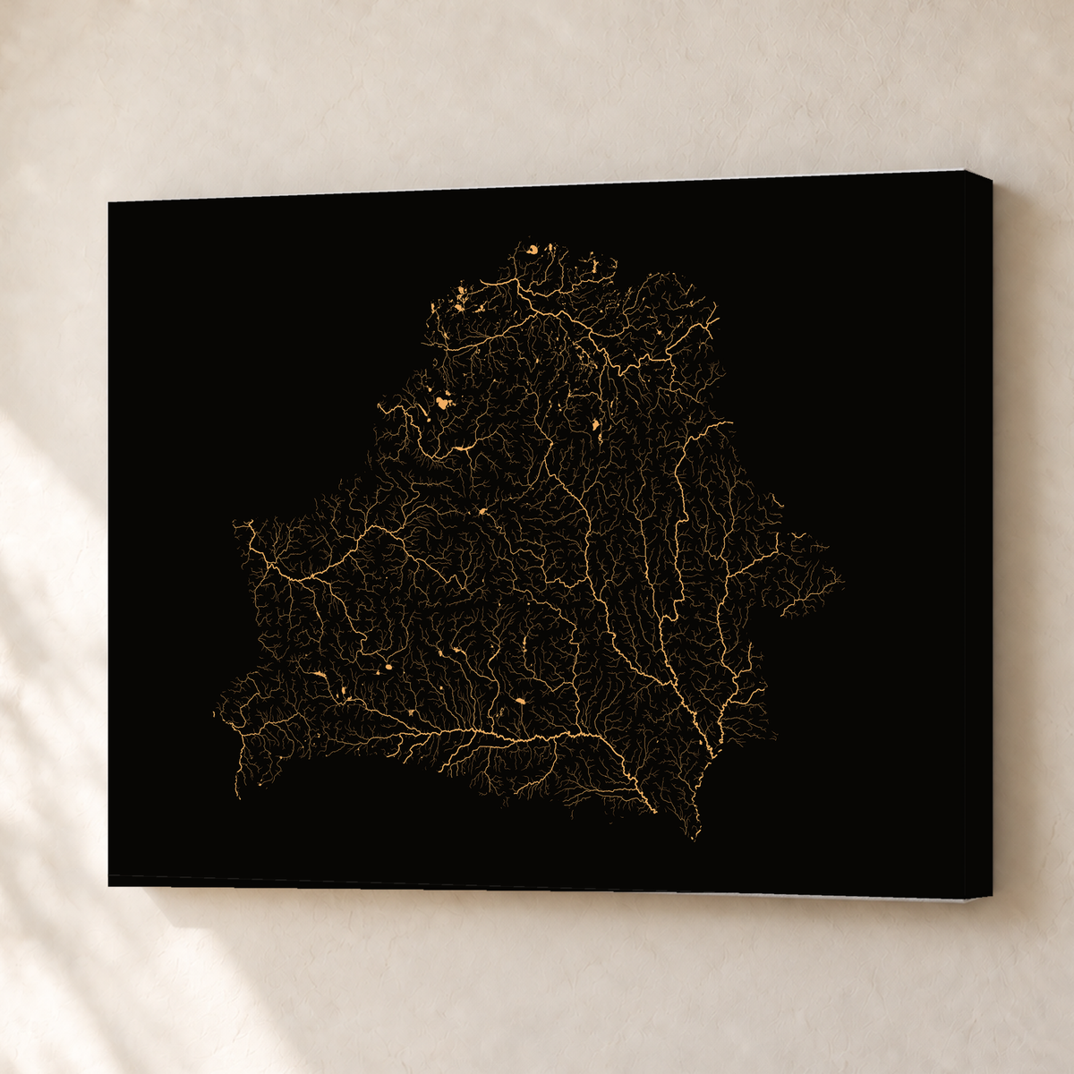 Beautiful Rivers — Bielorrússia — Cobre, Canvas · 30 × 40 cm, Sem margem