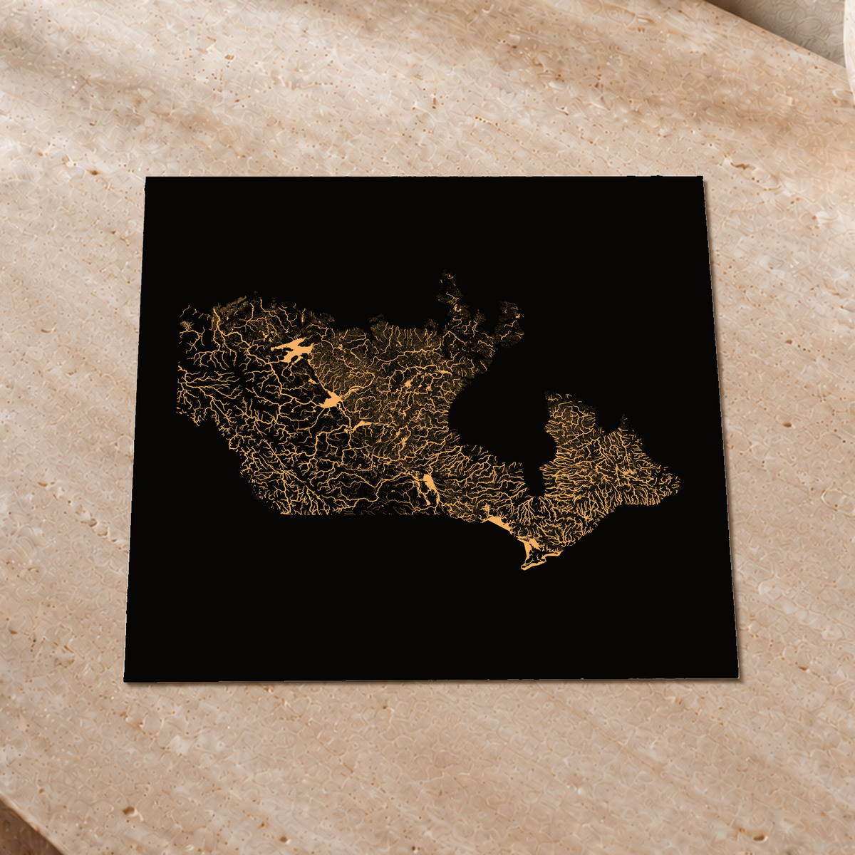Beautiful Rivers — Canadá — Cobre, Impressão fine art · 30 × 30 cm, Sem margem