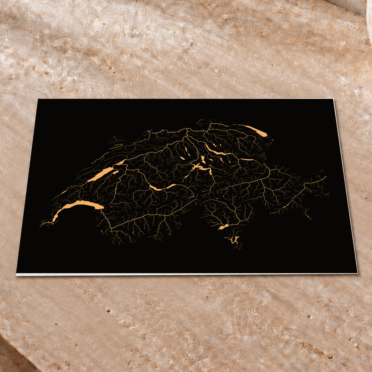 Beautiful Rivers — Suíça — Cobre, Impressão fine art · 30 × 40 cm, Sem margem