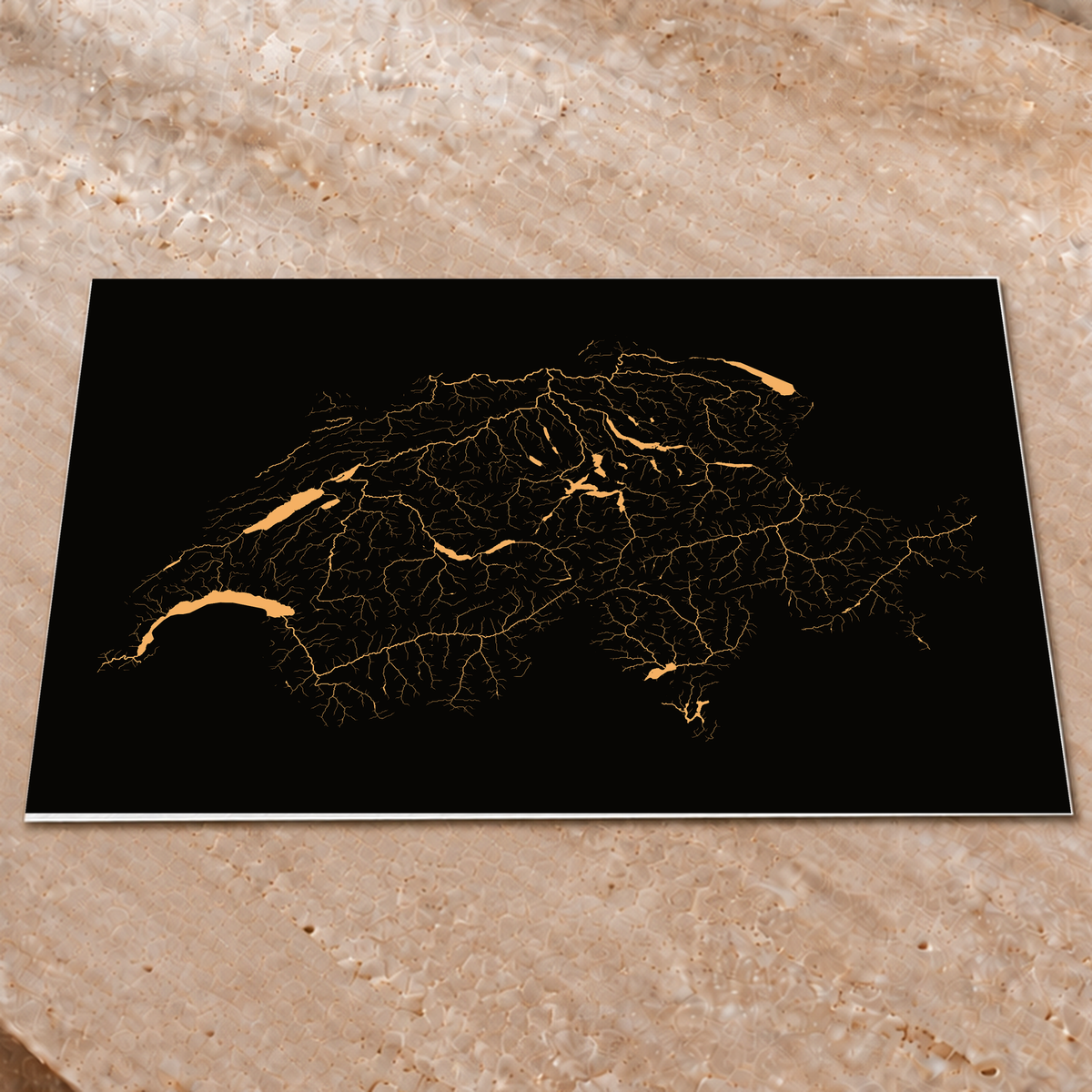 Beautiful Rivers — Suíça — Cobre, Impressão fine art · 60 × 80 cm, Sem margem