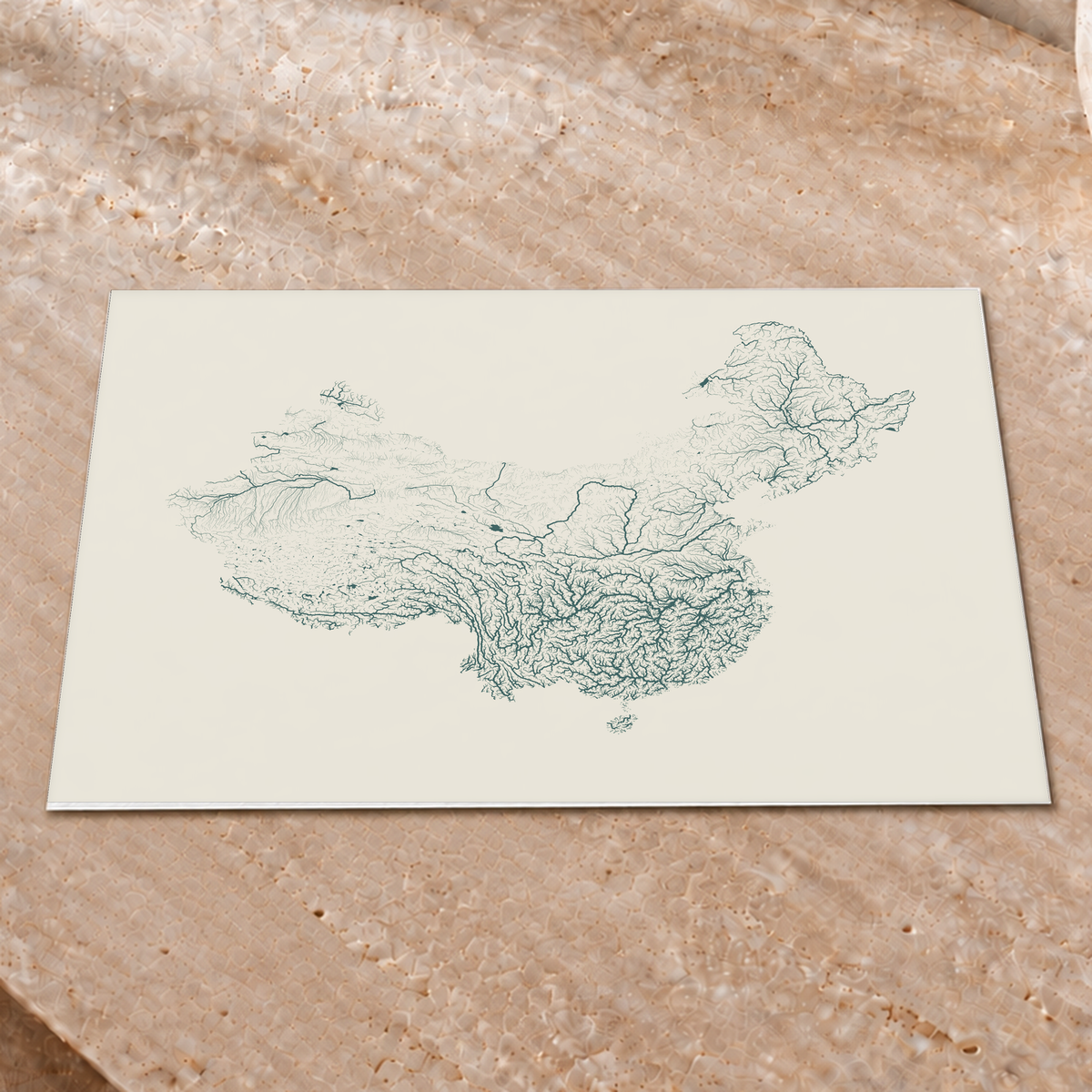 Beautiful Rivers — China — Natural e luminosa, Impressão fine art · 30 × 40 cm, Sem margem