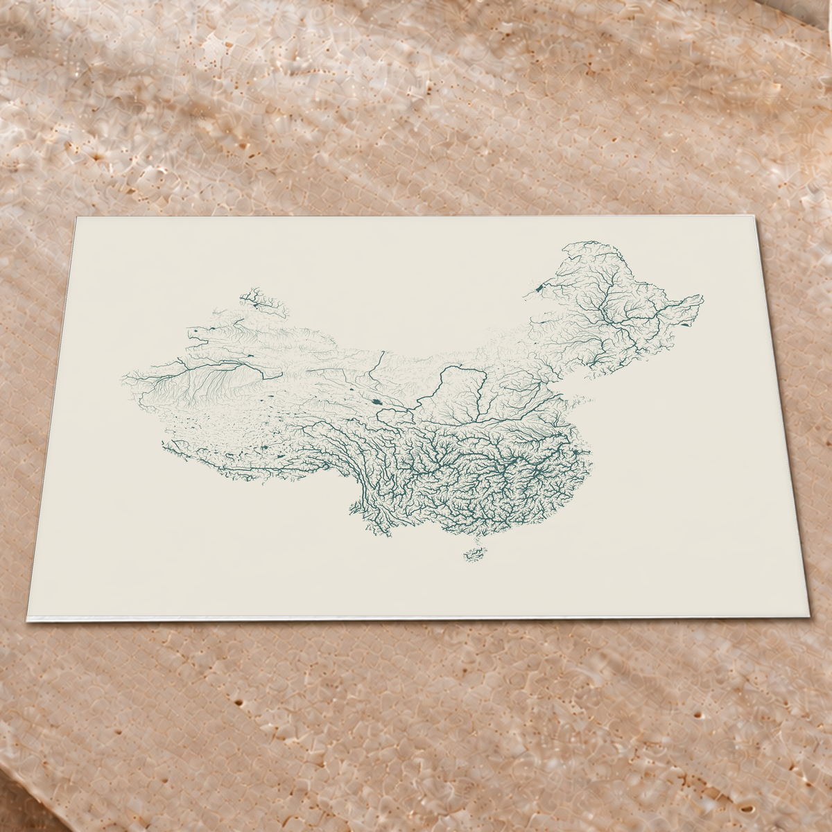 Beautiful Rivers — China — Natural e luminosa, Impressão fine art · 45 × 60 cm, Sem margem
