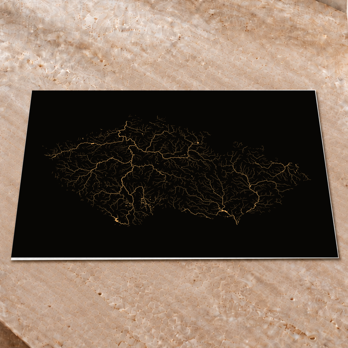 Beautiful Rivers — Chéquia — Cobre, Impressão fine art · 45 × 60 cm, Sem margem