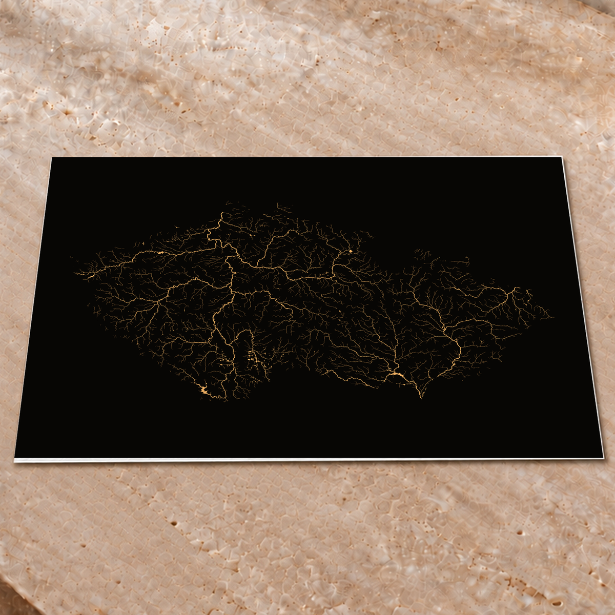 Beautiful Rivers — Chéquia — Cobre, Impressão fine art · 60 × 80 cm, Sem margem