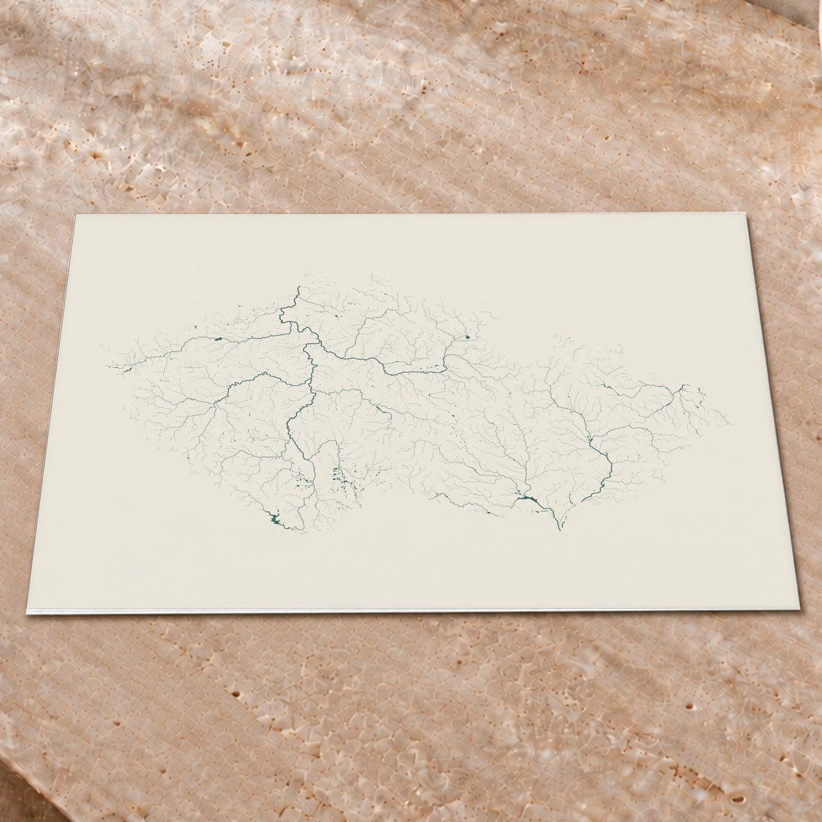 Beautiful Rivers — Chéquia — Natural e luminosa, Impressão fine art · 45 × 60 cm, Sem margem