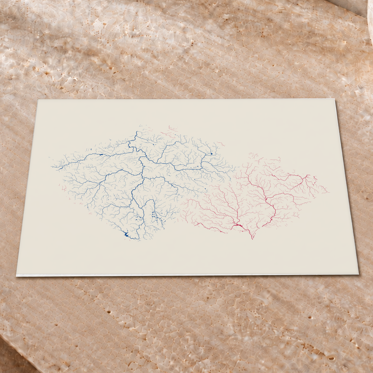 Beautiful Rivers — Chéquia — Risografia, Impressão fine art · 30 × 40 cm, Sem margem