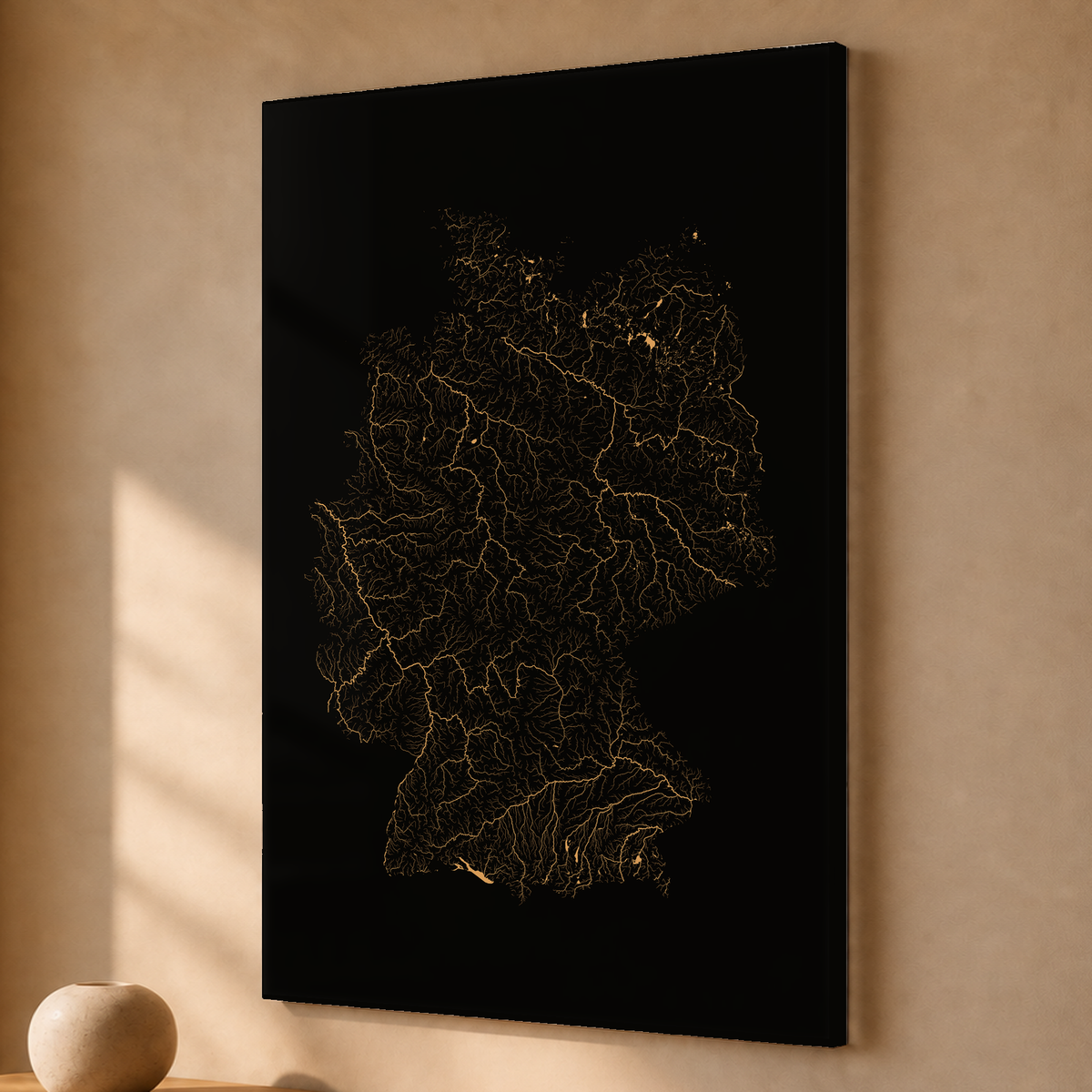 Beautiful Rivers — Alemanha — Cobre, Acrílico · 40 × 60 cm, Sem margem