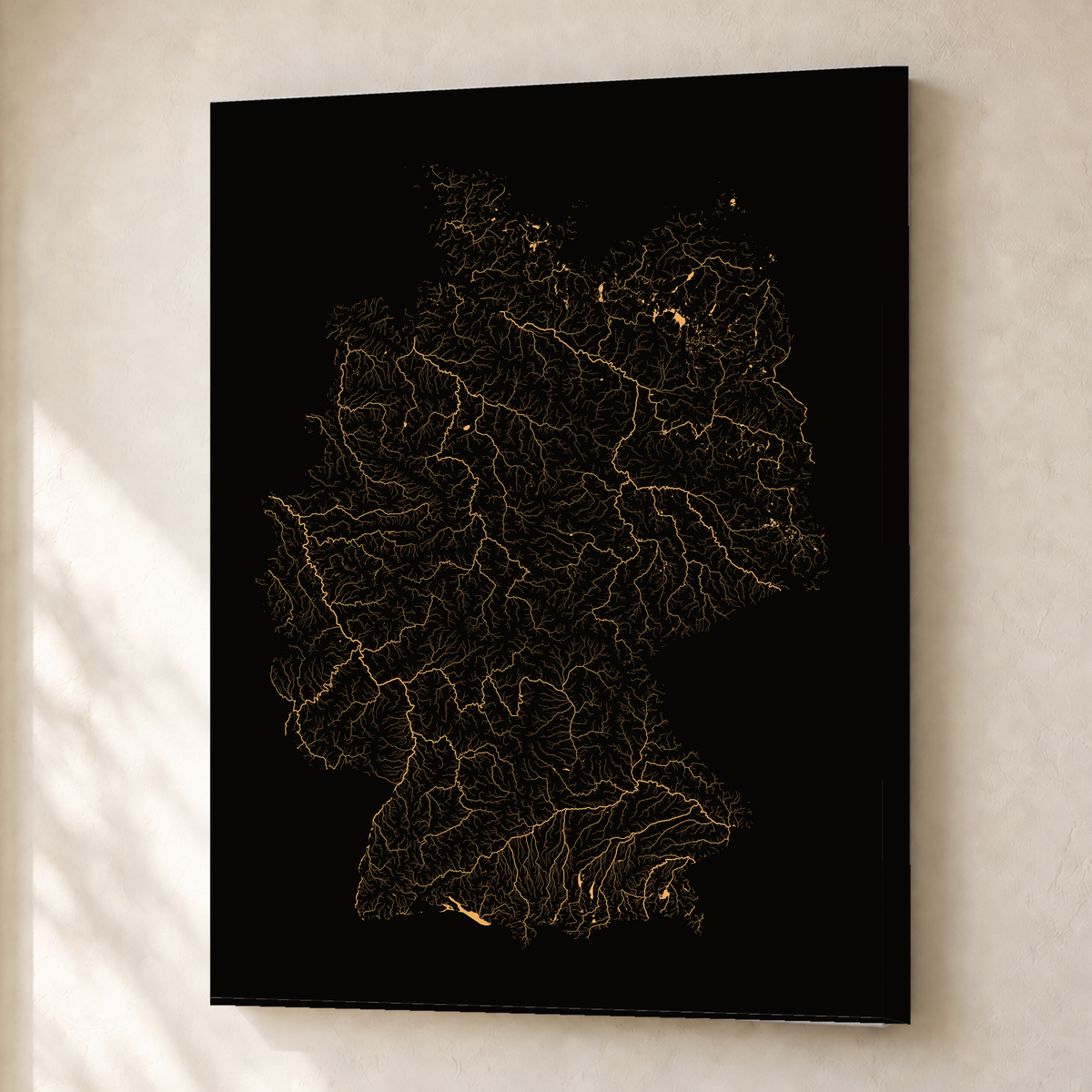 Beautiful Rivers — Alemanha — Cobre, Canvas · 30 × 40 cm, Sem margem