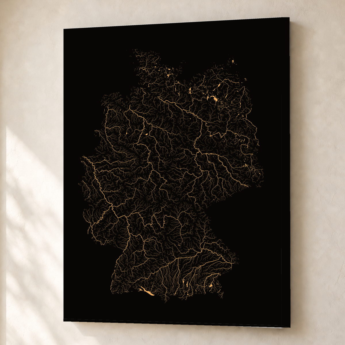 Beautiful Rivers — Alemanha — Cobre, Canvas · 45 × 60 cm, Sem margem