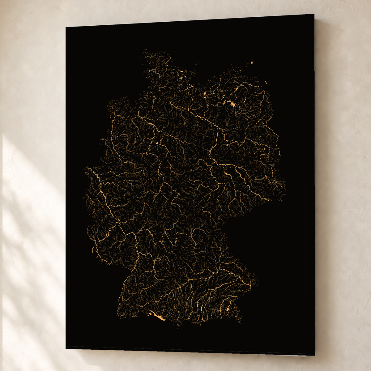 Beautiful Rivers — Alemanha — Cobre, Canvas · 60 × 80 cm, Sem margem