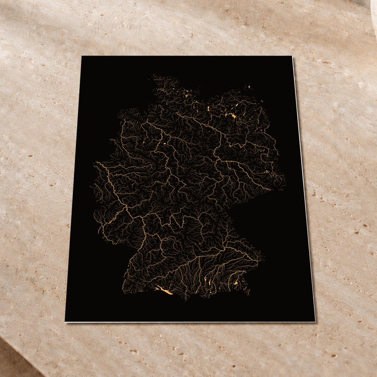 Beautiful Rivers — Alemanha — Cobre, Impressão fine art · 45 × 60 cm, Sem margem