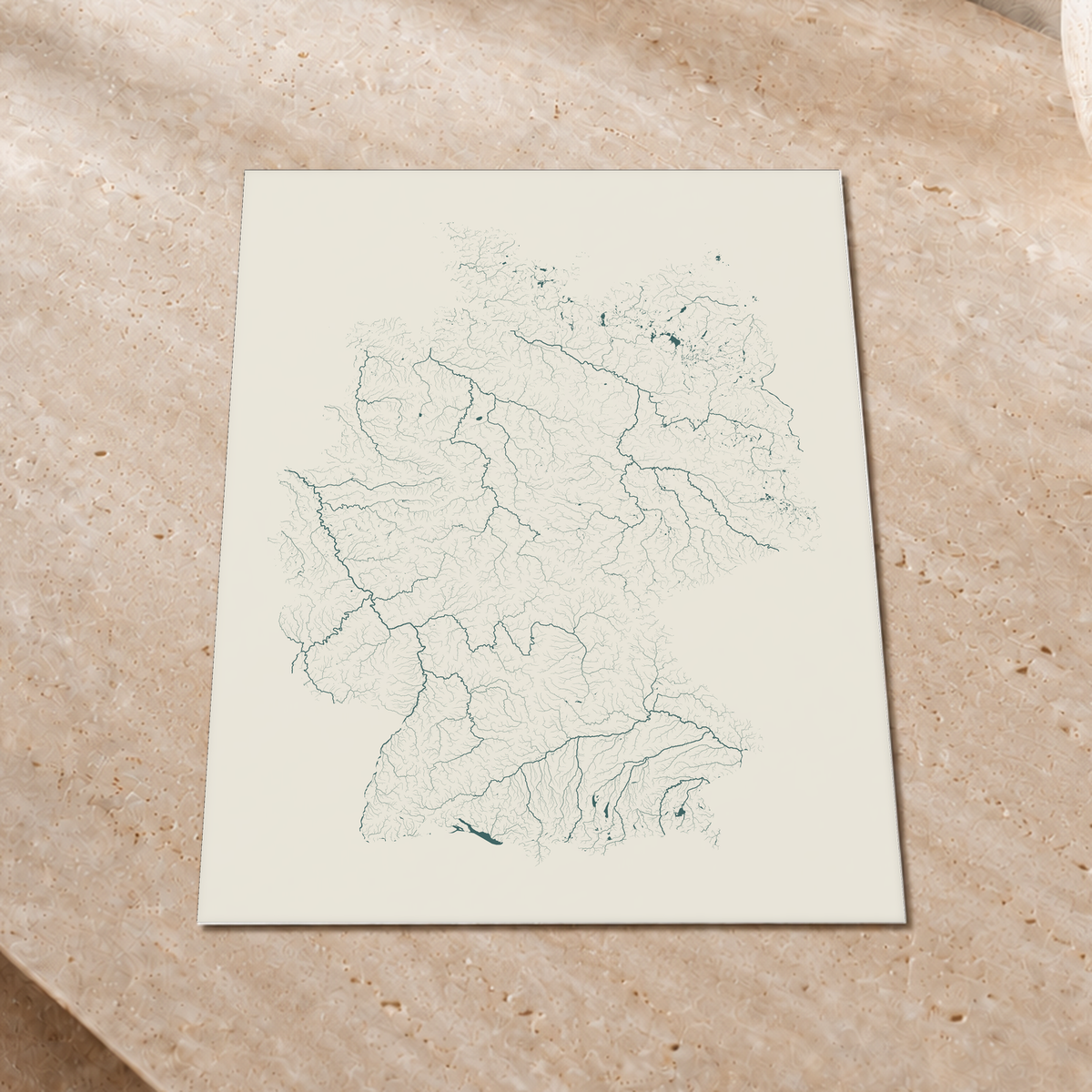 Beautiful Rivers — Alemanha — Natural e luminosa, Impressão fine art · 30 × 40 cm, Sem margem