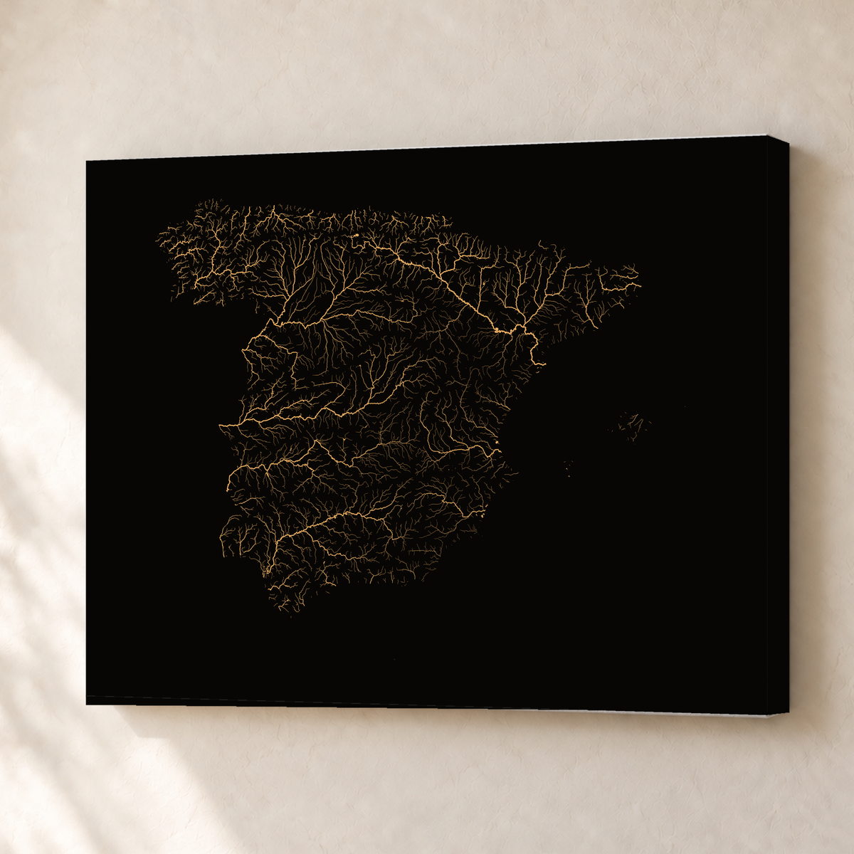 Beautiful Rivers — Espanha — Cobre, Canvas · 30 × 40 cm, Sem margem