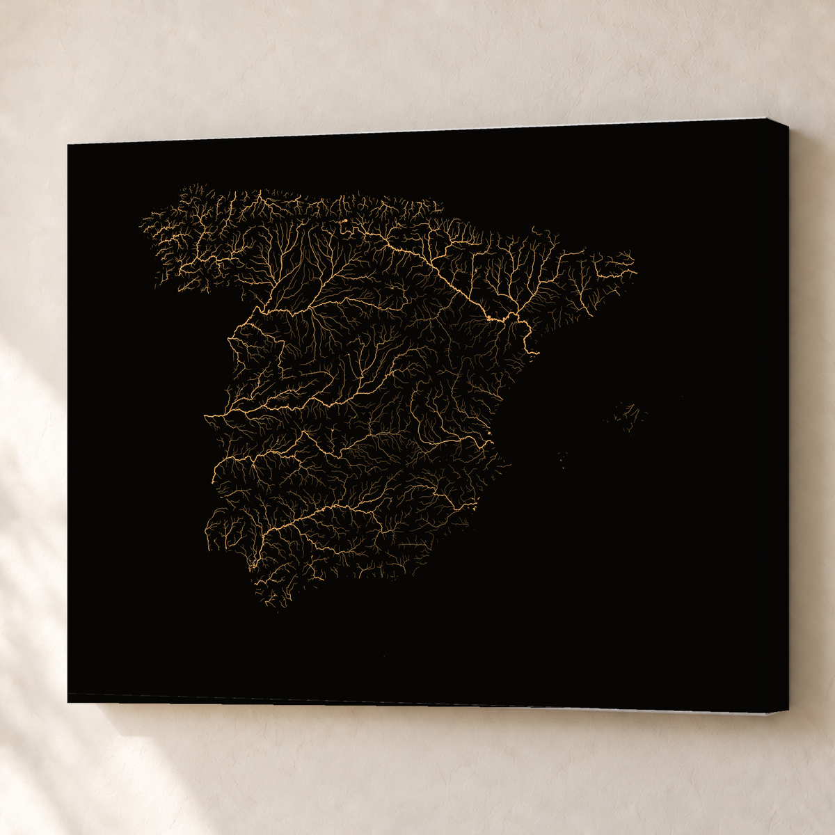 Beautiful Rivers — Espanha — Cobre, Canvas · 60 × 80 cm, Sem margem