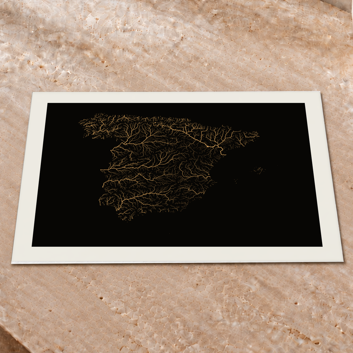 Beautiful Rivers — Espanha — Cobre, Impressão fine art · 45 × 60 cm, Margem branca
