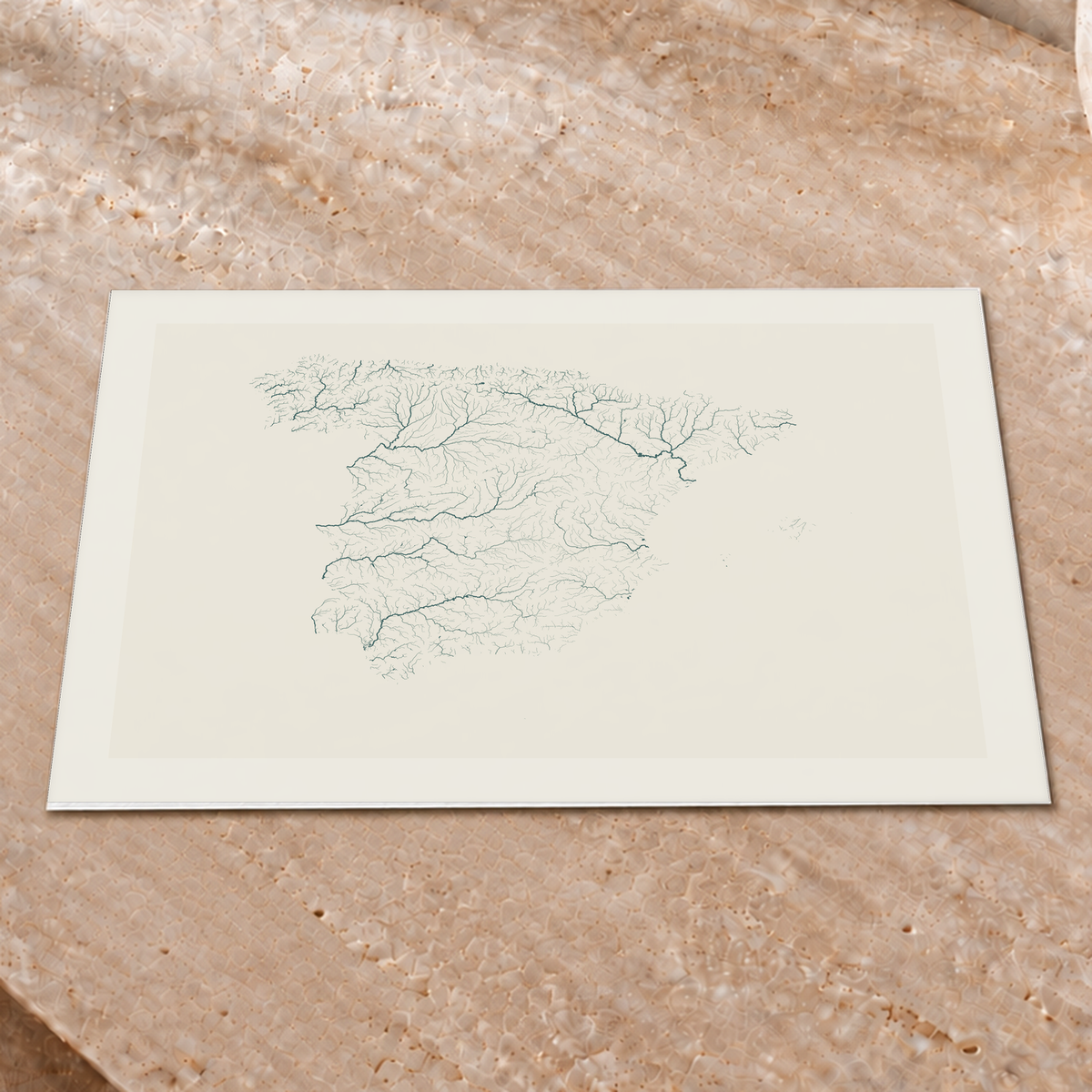 Beautiful Rivers — Espanha — Natural e luminosa, Impressão fine art · 30 × 40 cm, Margem branca