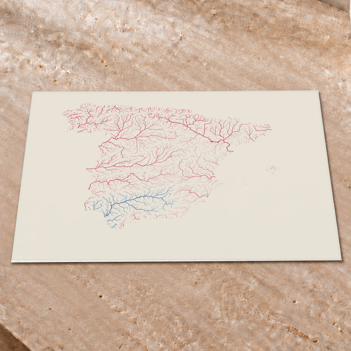 Beautiful Rivers — Espanha — Risografia, Impressão fine art · 45 × 60 cm, Sem margem