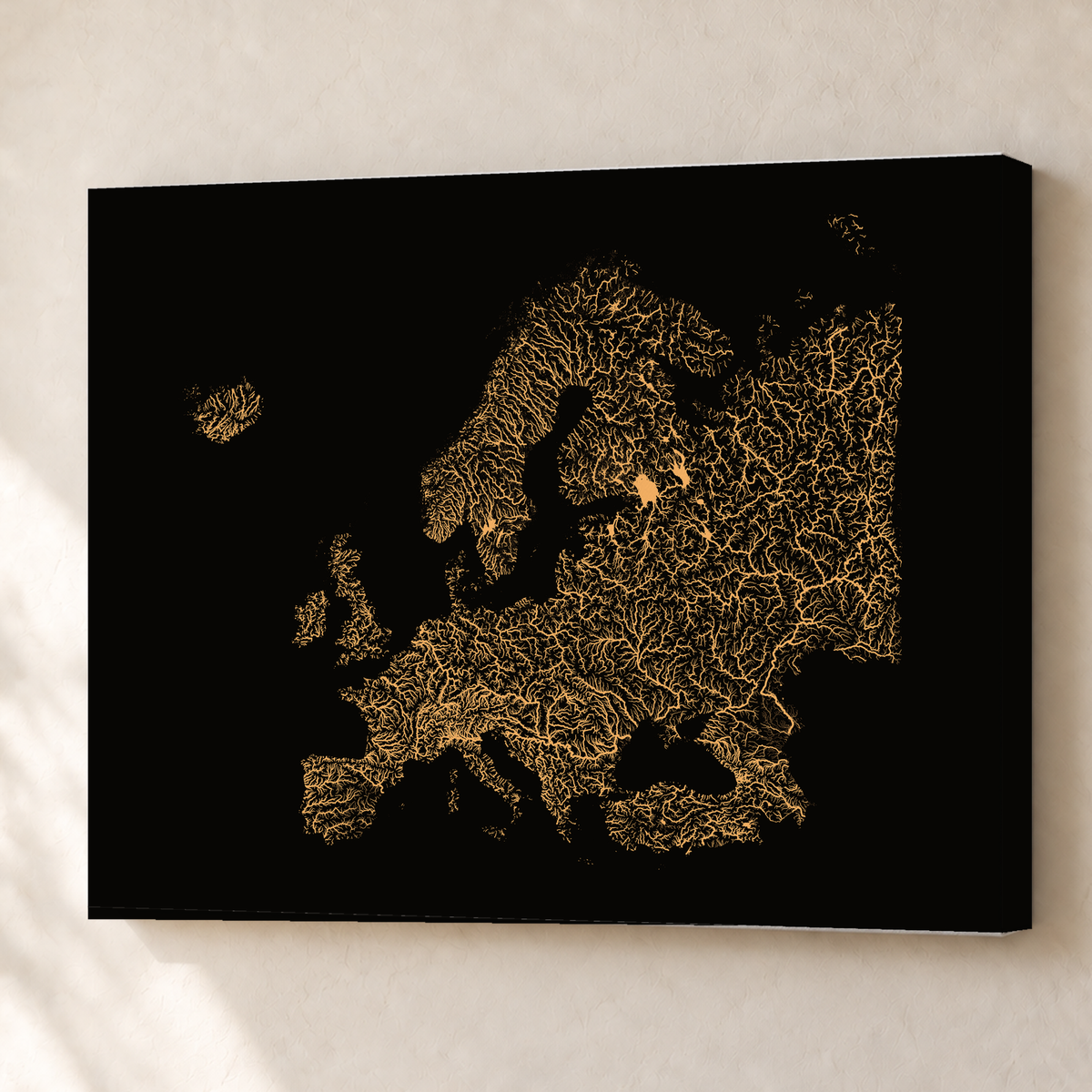 Beautiful Rivers — Europa — Cobre, Canvas · 60 × 80 cm, Sem margem