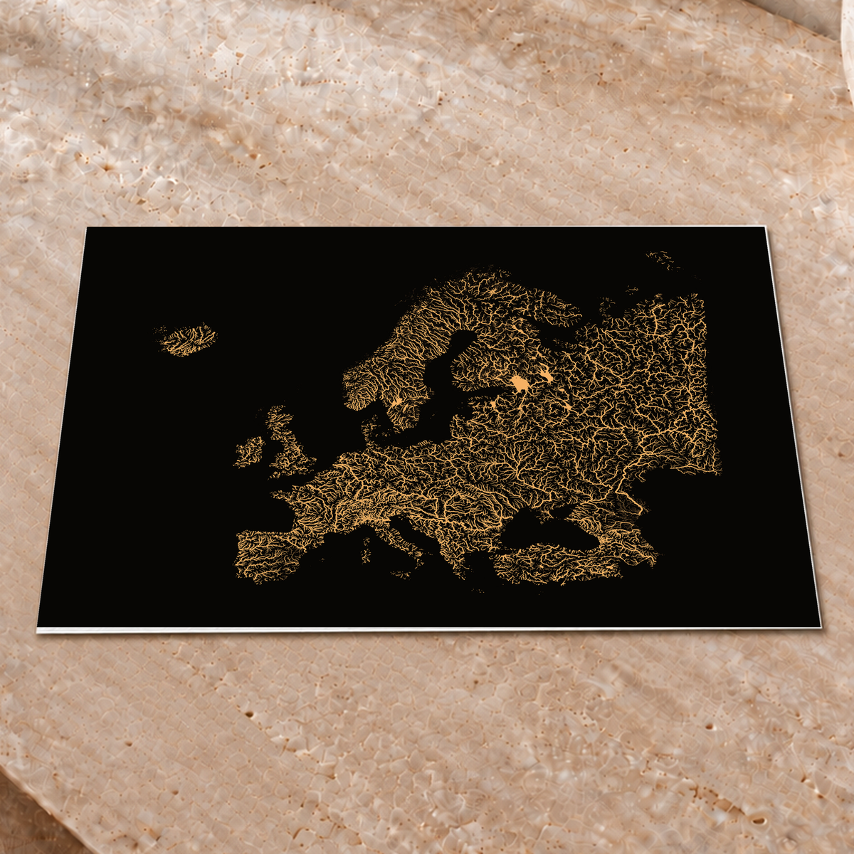 Beautiful Rivers — Europa — Cobre, Impressão fine art · 30 × 40 cm, Sem margem