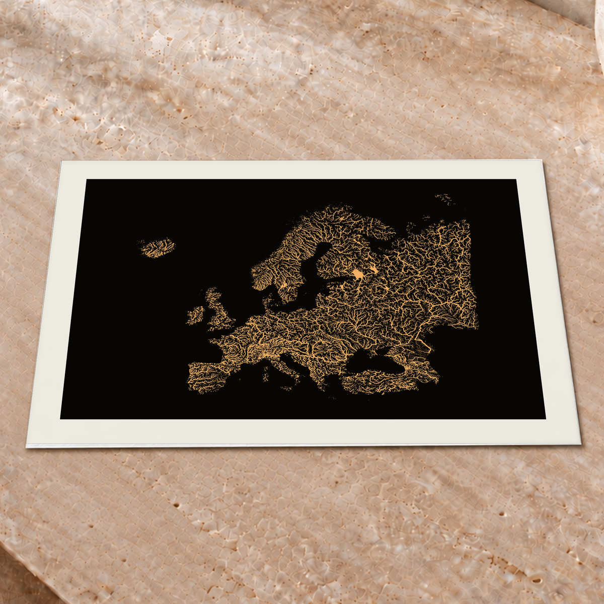 Beautiful Rivers — Europa — Cobre, Impressão fine art · 30 × 40 cm, Margem branca
