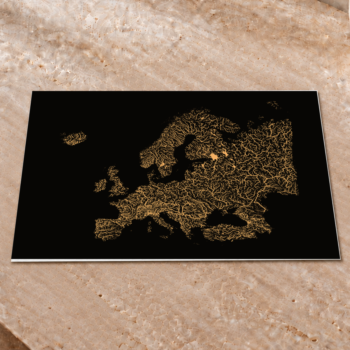 Beautiful Rivers — Europa — Cobre, Impressão fine art · 45 × 60 cm, Sem margem