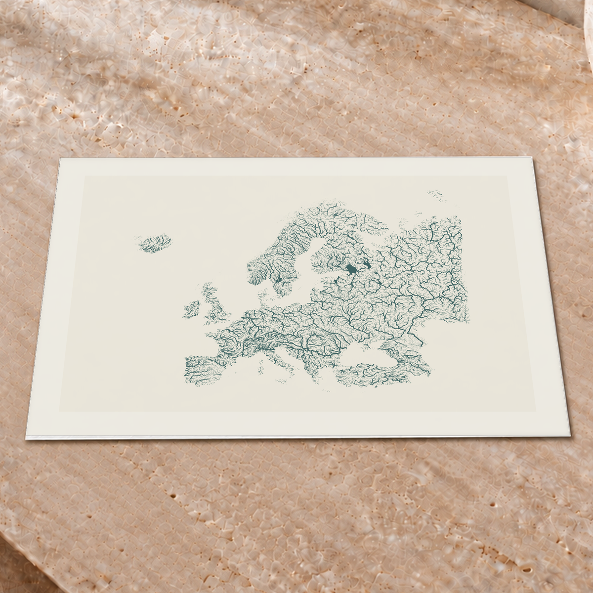 Beautiful Rivers — Europa — Natural e luminosa, Impressão fine art · 30 × 40 cm, Margem branca