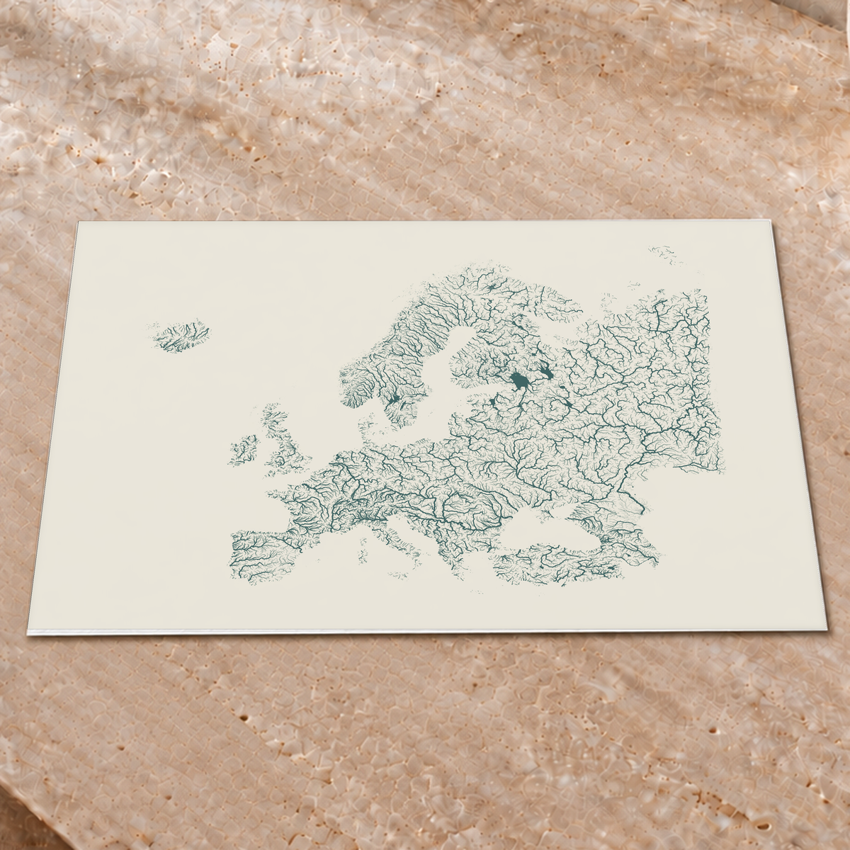 Beautiful Rivers — Europa — Natural e luminosa, Impressão fine art · 45 × 60 cm, Sem margem