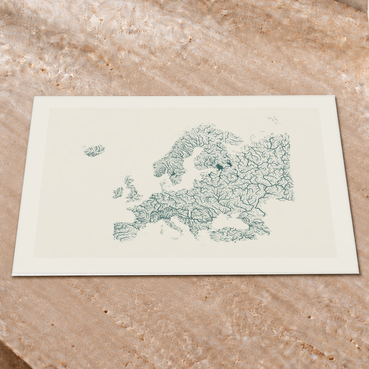 Beautiful Rivers — Europa — Natural e luminosa, Impressão fine art · 45 × 60 cm, Margem branca