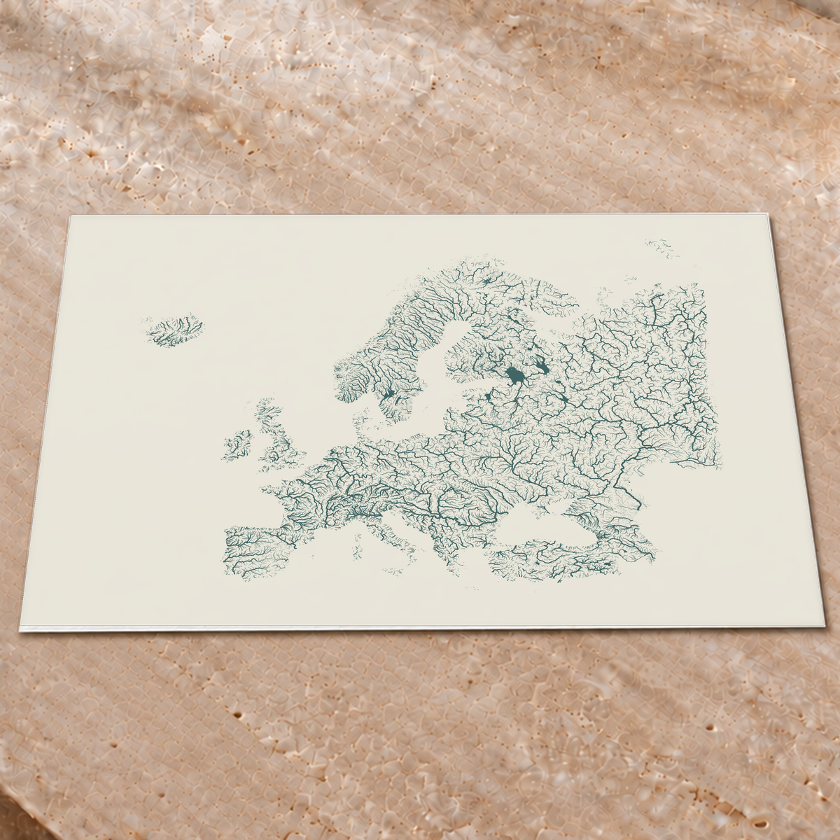 Beautiful Rivers — Europa — Natural e luminosa, Impressão fine art · 60 × 80 cm, Sem margem