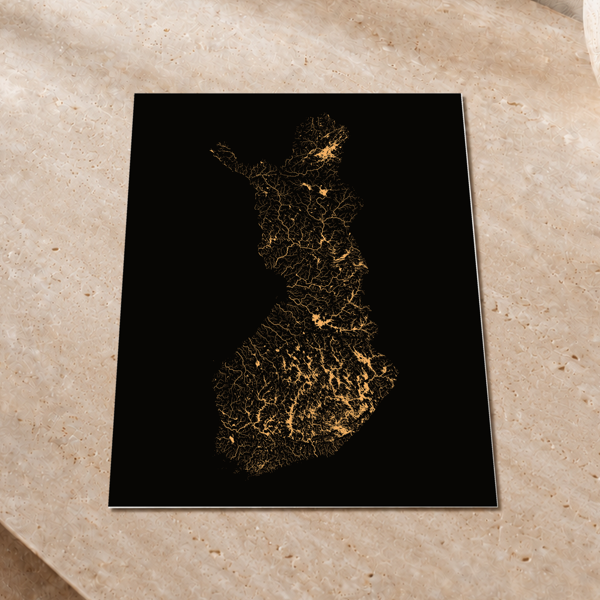 Beautiful Rivers — Finlândia — Cobre, Impressão fine art · 30 × 40 cm, Sem margem