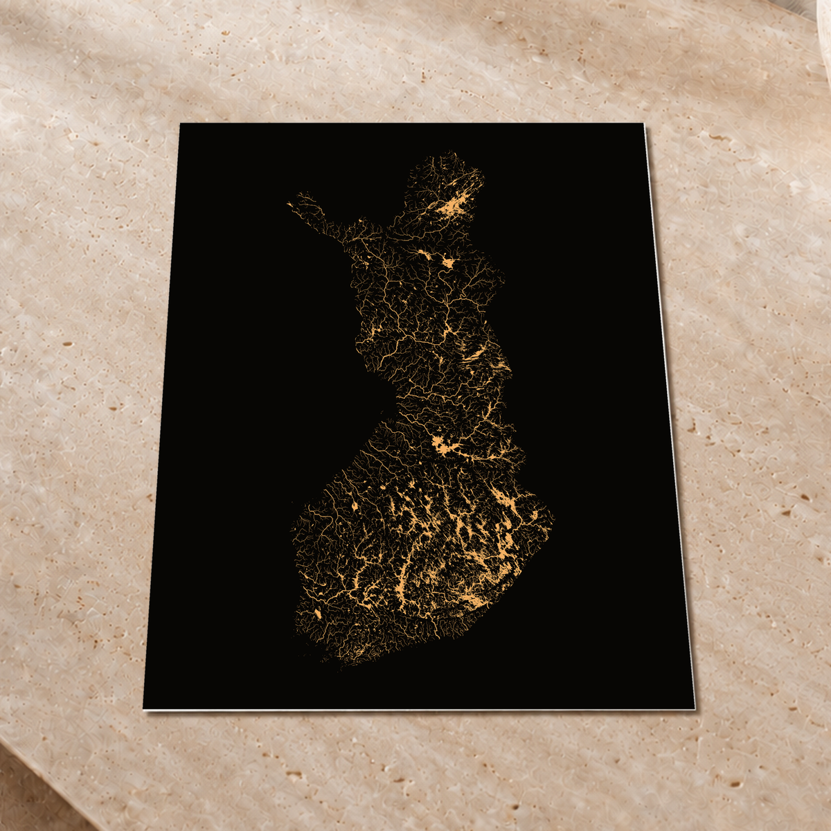 Beautiful Rivers — Finlândia — Cobre, Impressão fine art · 45 × 60 cm, Sem margem