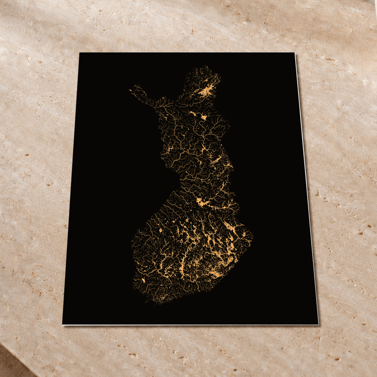 Beautiful Rivers — Finlândia — Cobre, Impressão fine art · 60 × 80 cm, Sem margem