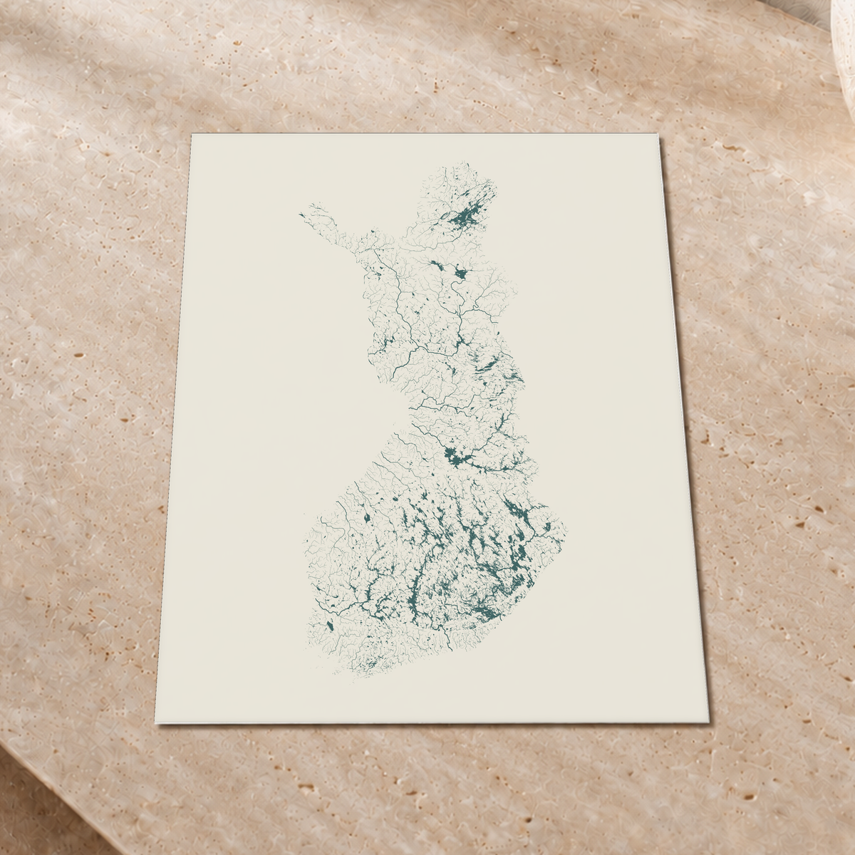Beautiful Rivers — Finlândia — Natural e luminosa, Impressão fine art · 30 × 40 cm, Sem margem