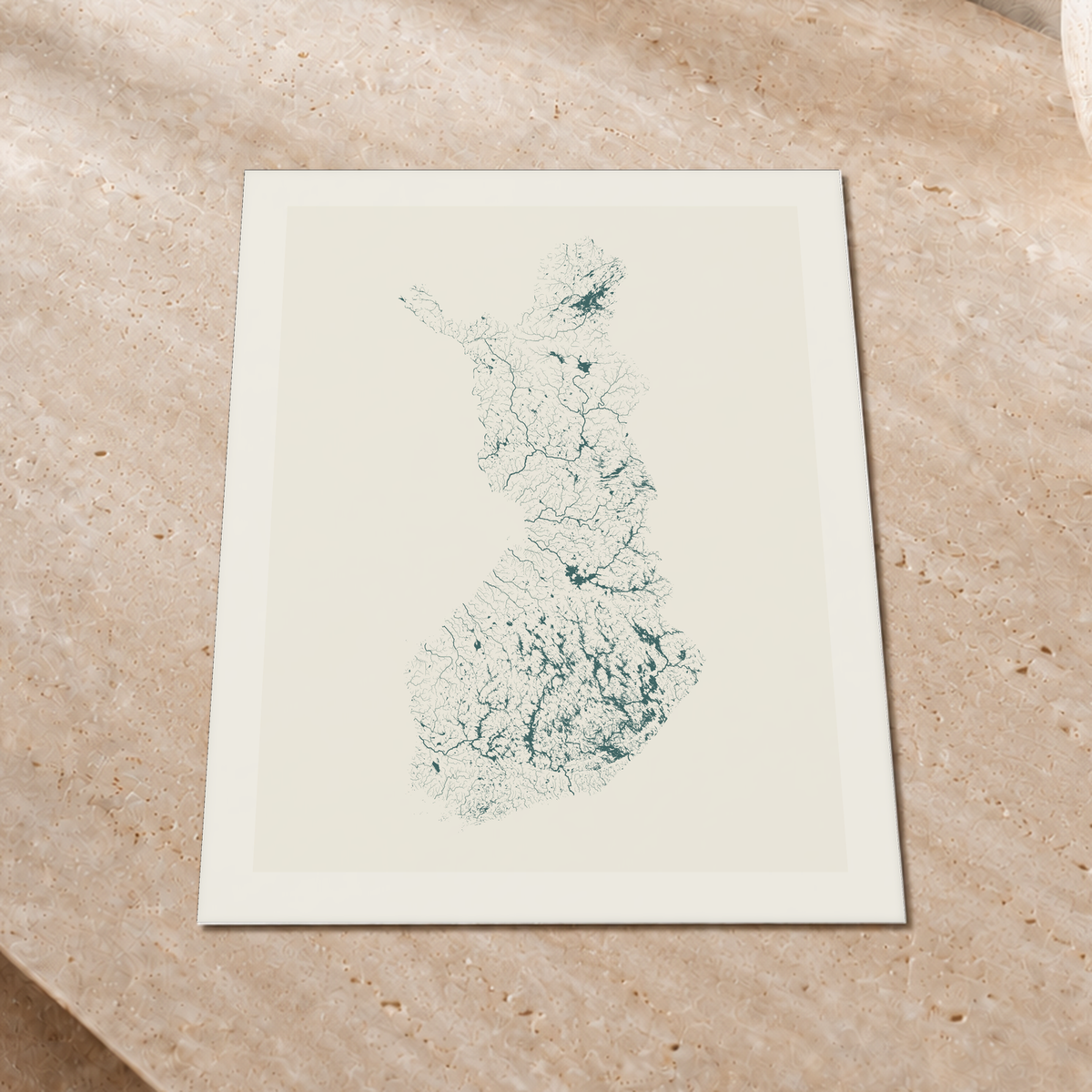 Beautiful Rivers — Finlândia — Natural e luminosa, Impressão fine art · 30 × 40 cm, Margem branca